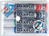 Pentel MWL5M Maxiflow White Board Marker Bullet Tip - (Wallet of 4) - Al Masam Stationery LLC